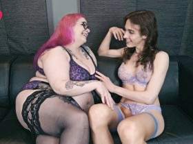 She's fed up with men?! Luckily, there are girls with dicks!