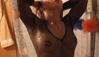 duschen mit catsuit