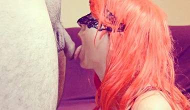 Extreme SLOPPY blowjob GAGGING