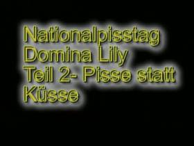 Domina Lilypee Teile 2- Pisse statt Küsse