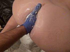 First anal fisting for the wife