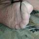 My feet in pantyhose