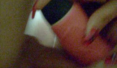 Mit DILDO in der FOTZE Gefickt   Creampie