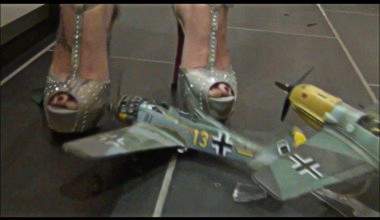 Flugzeuge zertreten