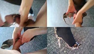 IN DIE HEELS GESPRITZT