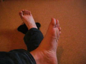 My sexy feet :)...