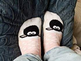 really fluffy socks