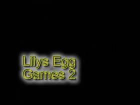 Lily plays with two raw eggs