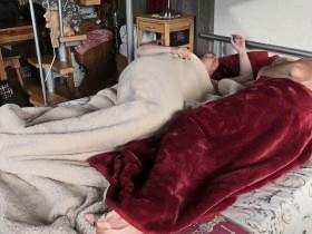 cuddling with my girlfriend