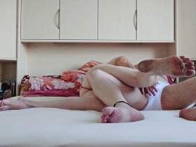 Horny with granny after a hot walk in bed 2