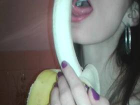 lecken banane