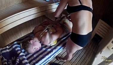 Bondage in Public: Sauna