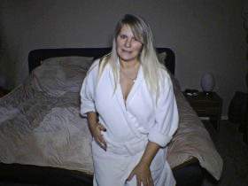 Bathrobe and nothing under it