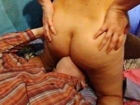 A blonde blows the cock