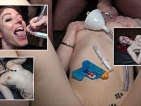 Skinny Girl Moni und Dirty Doreen AO Gebangt und Vollgespritzt