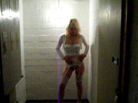 for wood-fan.pissen Cloggs in the basement in them