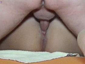 Perverted user inseminated me, extremely, my cunt and mouth! I also had to lick his asshole!