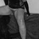 Piss Domina in patent leather including full ships, dildo and fist fucking for the submissive.
