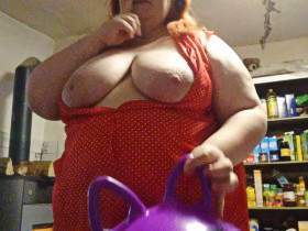Smock housewife horny sow