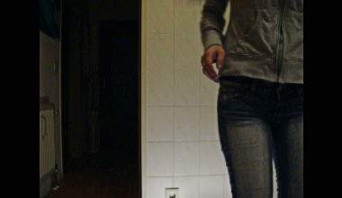 Ins Glas geschissen