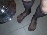 Black Knee High Socks ** ** foot fetish