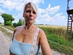 Pedestrians outside, completely covered in urine