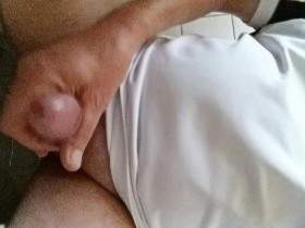 jerked horny on toilet