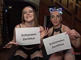 Schlampen Zertifikat mit Bella X und Penny Payne