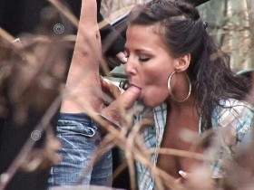 Forest phantom rams me anally in the car