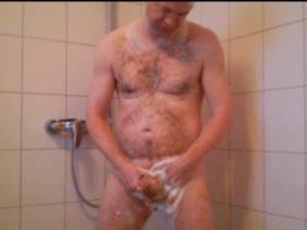 Masturbation in the shower