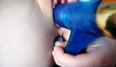 Gefickt mit Dildo und Muschi geleckt