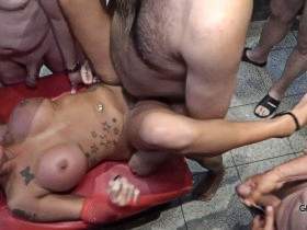 Geile AO Sperma Party mit Sperma Bitch Diana Love und Rosella