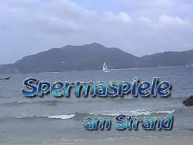 Spermaspiele am Strand