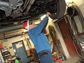 The mechanic was surprised