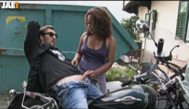 Biker leergesaugt