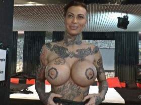 Top tits slut pumped full of cum