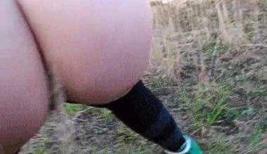 Outdoorpiss auf Baustelle
