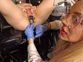 Doctor examines the lustfulness of her devoted patient!