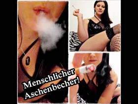 Vorschaubild vom Privatporno mit dem Titel "Menschlicher Aschenbecher!" von GeileDiana