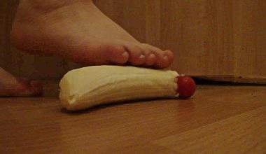 Banane zertreten