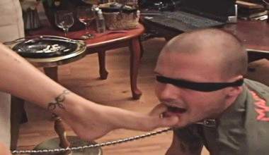 mein Freund an der Leine