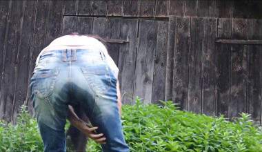 Auf der Alm Pissen und Blasen