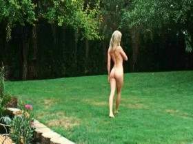 naked in the garden