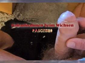 Nahaufnahmen beim Wichsen