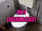 Klo zugekackt!