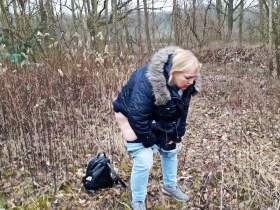Piss and shit in the forest