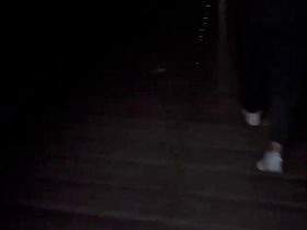 Pissing through the bridge at the d**k pond